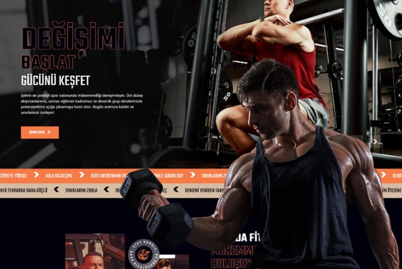 Spor Salonu Web Sitesi