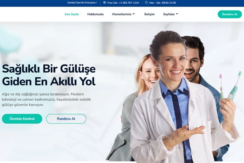 Diş Kliniği Web Sitesi V1