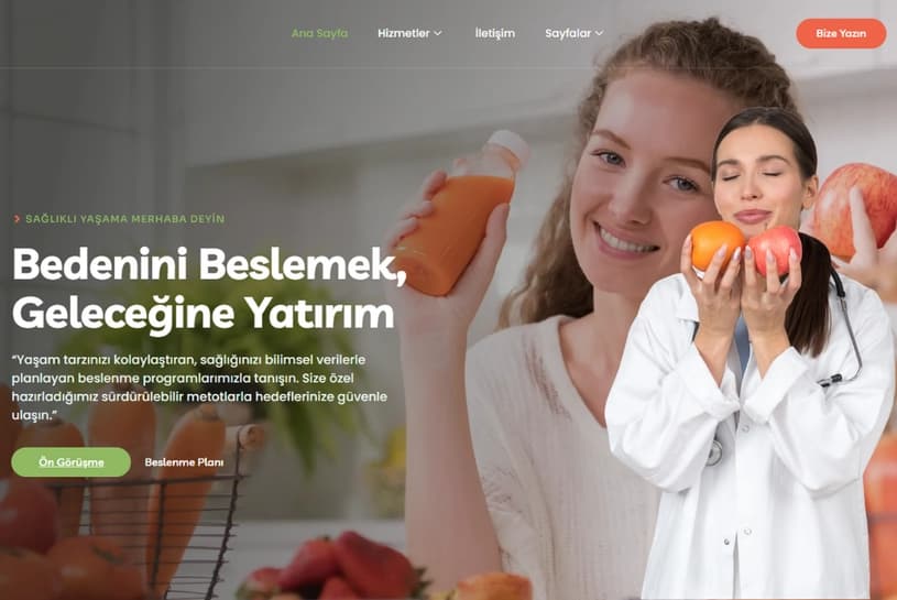 Diyetisyen Web Sitesi V1
