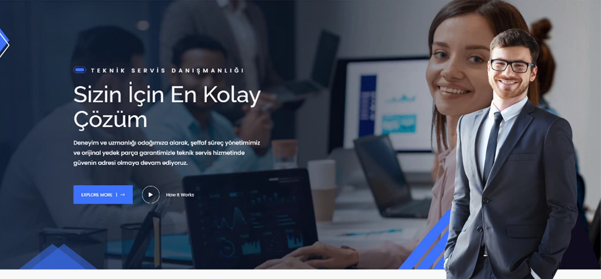 Teknik Servis Web Sitesi Tasarımı